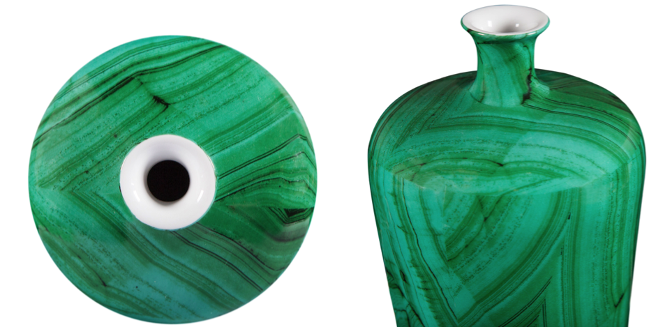Ваза Malachite Vase flask Ваза Malachite Vase flask - Loft-Concept в Костроме