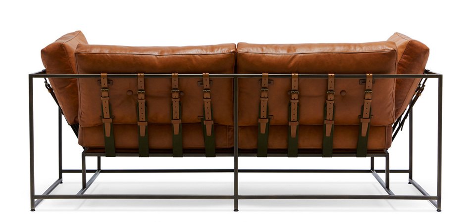Двухместный диван Two Seat Encounter Leather Sofa Двухместный диван Two Seat Encounter Leather Sofa - Loft-Concept в Костроме