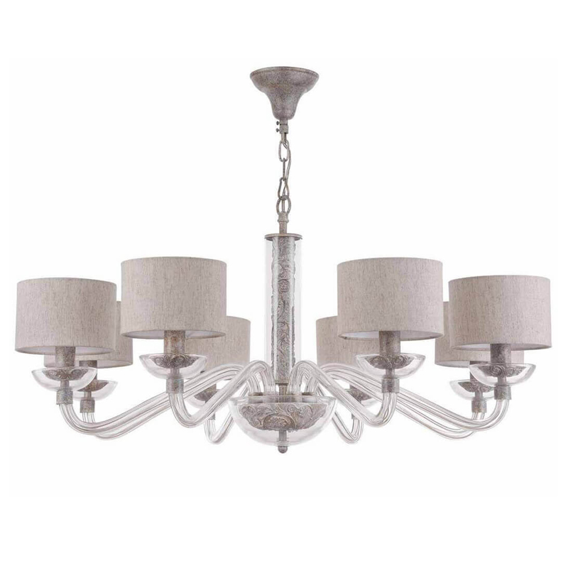Люстра Sabella Light Chandelier 8 lamp Серый в Костроме | Loft Concept 