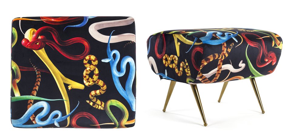Оттоманка Seletti Pouf Snakes Оттоманка Seletti Pouf Snakes - Loft-Concept в Костроме