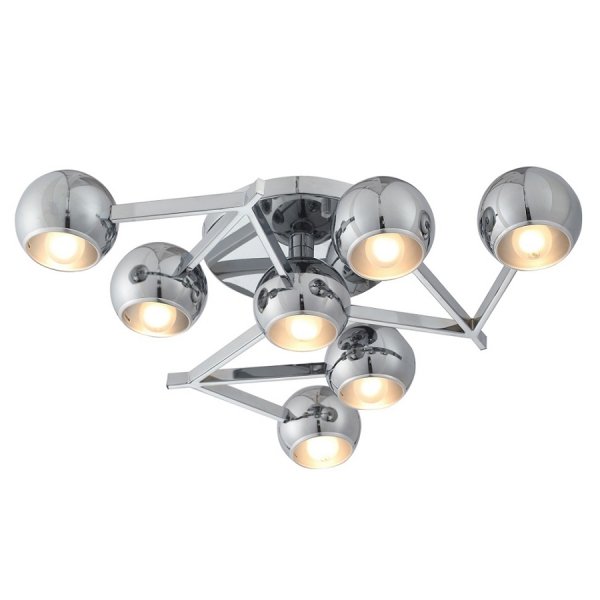 Потолочная люстра Galaxy Chandelier Chrome Хром Потолочная люстра Galaxy Chandelier Chrome Хром в Костроме | Loft Concept