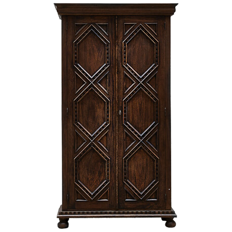 Шкаф Rhombuses Wardrobe Коричневый Шкаф Rhombuses Wardrobe Коричневый в Костроме | Loft Concept