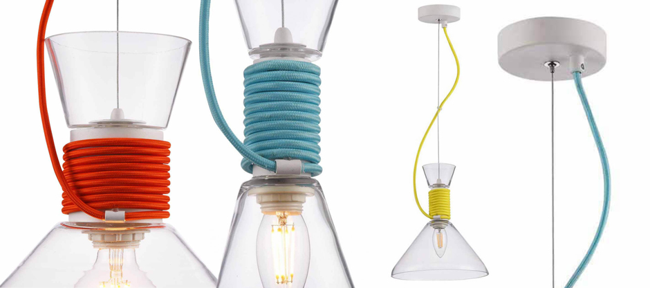 Подвесной Светильник Lamp With Multi-Colored Ropes Подвесной Светильник Lamp With Multi-Colored Ropes - Loft-Concept в Костроме