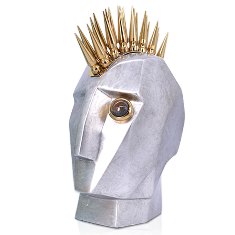 Аксессуар Kelly Wearstler Head Trip Sculpture Silver Серебряный Глянцевое золото Аксессуар Kelly Wearstler Head Trip Sculpture Silver Серебряный Глянцевое золото в Костроме | Loft Concept