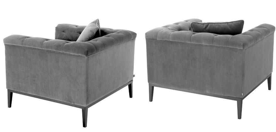 Кресло Eichholtz Chair Cesare Grey Кресло Eichholtz Chair Cesare Grey - Loft-Concept в Костроме