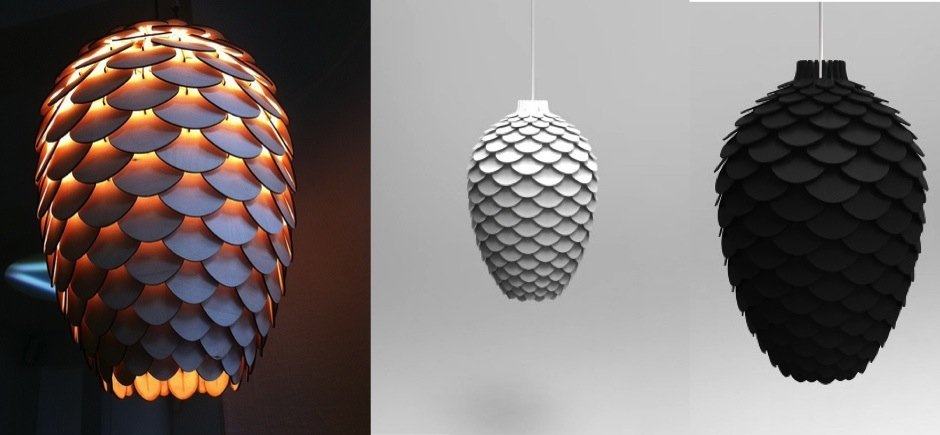 Люстра Pinecone Wooden King Люстра Pinecone Wooden King - Loft-Concept в Костроме