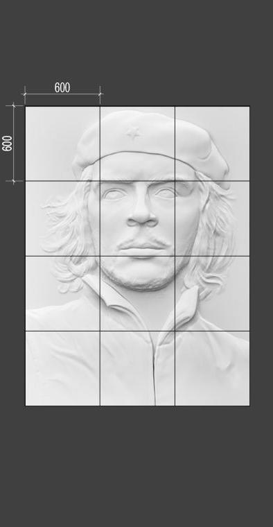 Барельеф CHE GUEVARA Барельеф CHE GUEVARA в Костроме