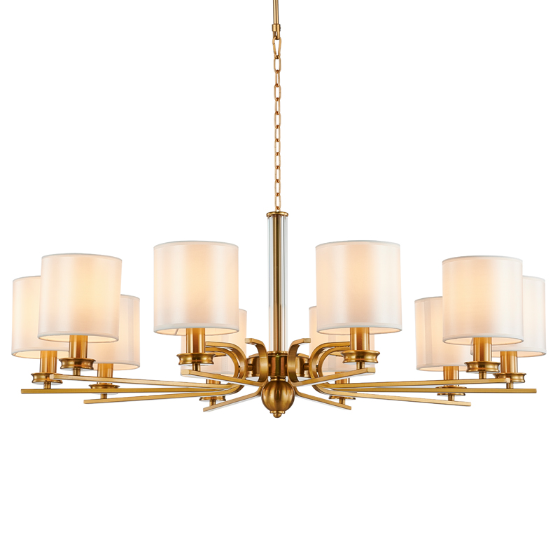 Люстра Armel Chandelier 94 Бронза Прозрачный Белый Люстра Armel Chandelier 94 Бронза Прозрачный Белый в Костроме | Loft Concept