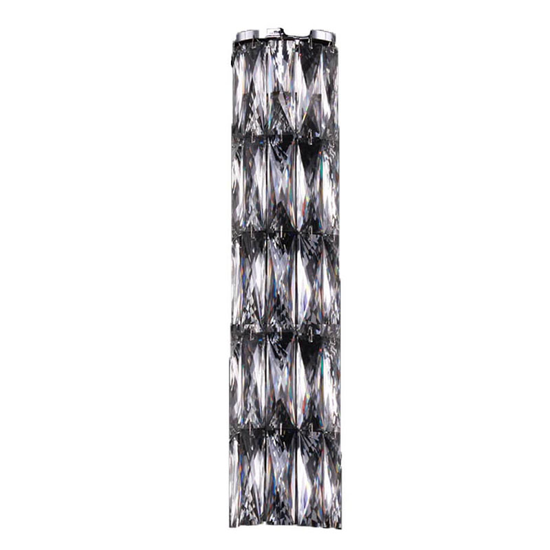 Бра Crystal Regena Chrome Wall Lamp 5 Хром Прозрачный (Transparent) Бра Crystal Regena Chrome Wall Lamp 5 Хром Прозрачный (Transparent) в Костроме | Loft Concept