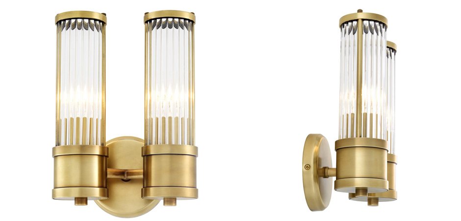 Бра Wall Lamp Claridges Dual Brass - Loft-Concept в Костроме