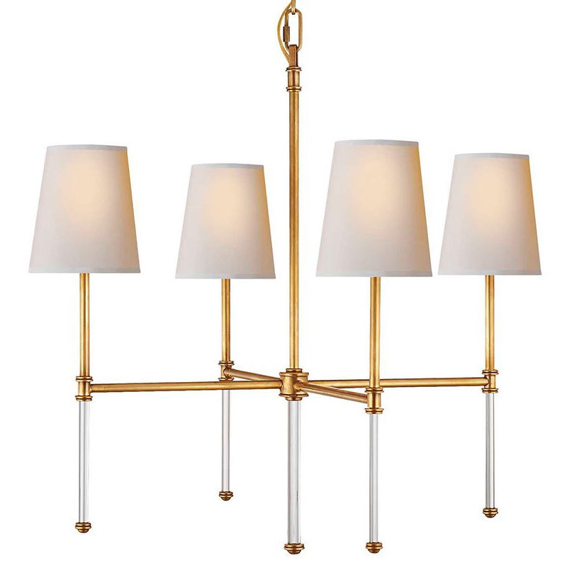 Люстра Nicoleta Gold Chandelier Золотой Белый Люстра Nicoleta Gold Chandelier Золотой Белый в Костроме | Loft Concept