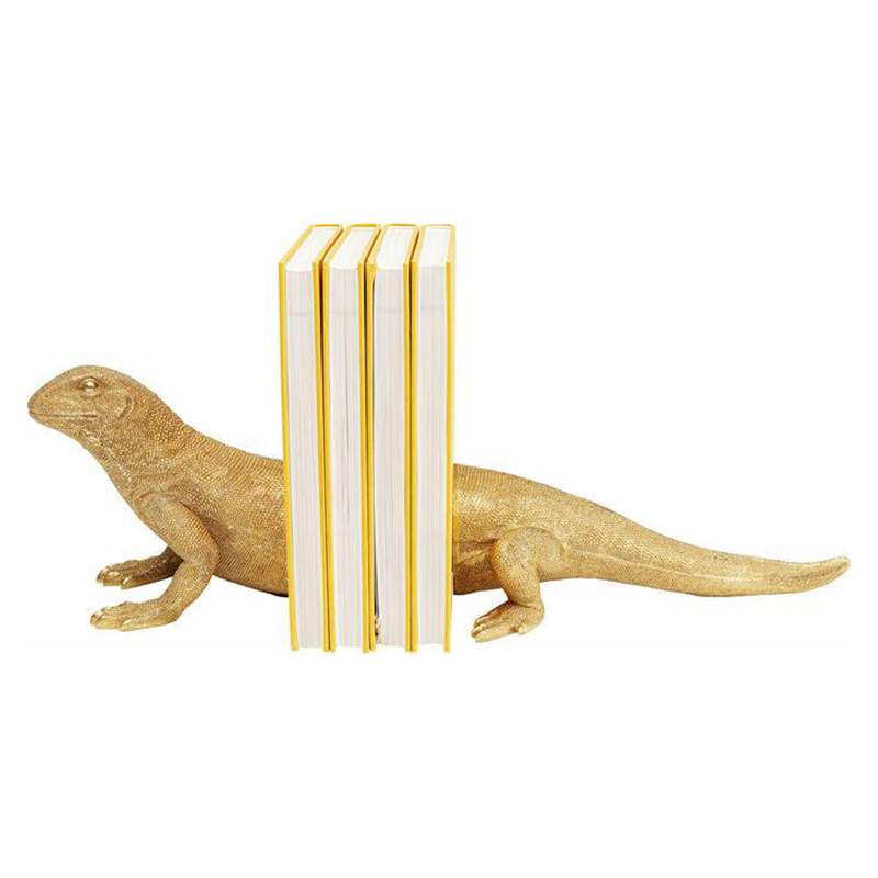 Держатель для книг фигурка Ящерица Lizard Золотой Держатель для книг фигурка Ящерица Lizard Золотой в Костроме | Loft Concept