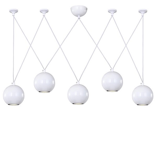 Подвесной светильник Multisphere Pendant White 5 Подвесной светильник Multisphere Pendant White 5 в Костроме | Loft Concept