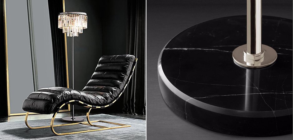 Торшер RH Odeon Floor Lamp Chrome Торшер RH Odeon Floor Lamp Chrome - Loft-Concept в Костроме