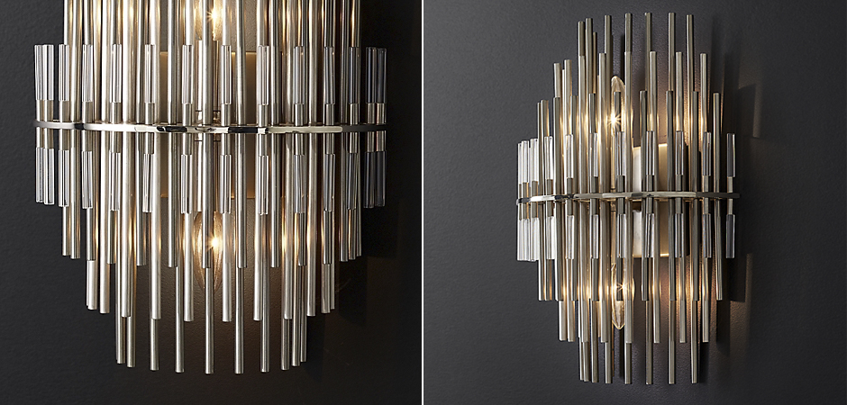 Бра Restoration Hardware Emile Sconce Chrome Бра Restoration Hardware Emile Sconce Chrome - Loft-Concept в Костроме