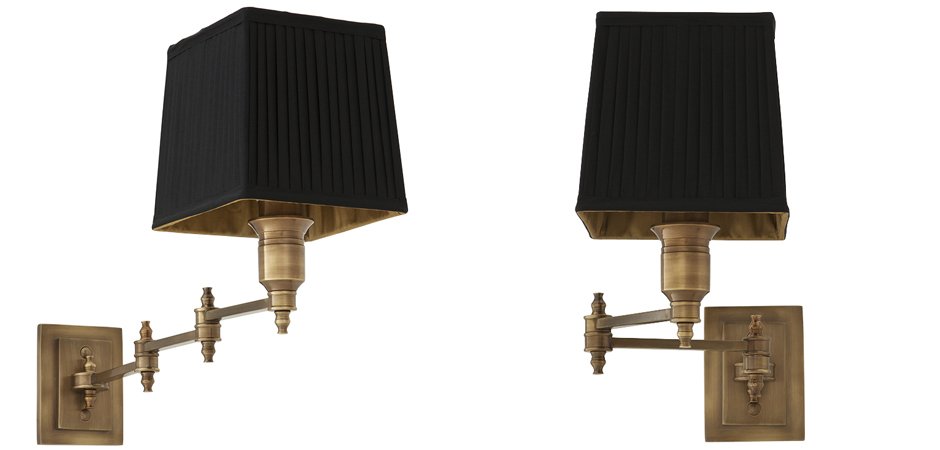 Бра Wall Lamp Lexington Swing Brass+Black Бра Wall Lamp Lexington Swing Brass+Black - Loft-Concept в Костроме