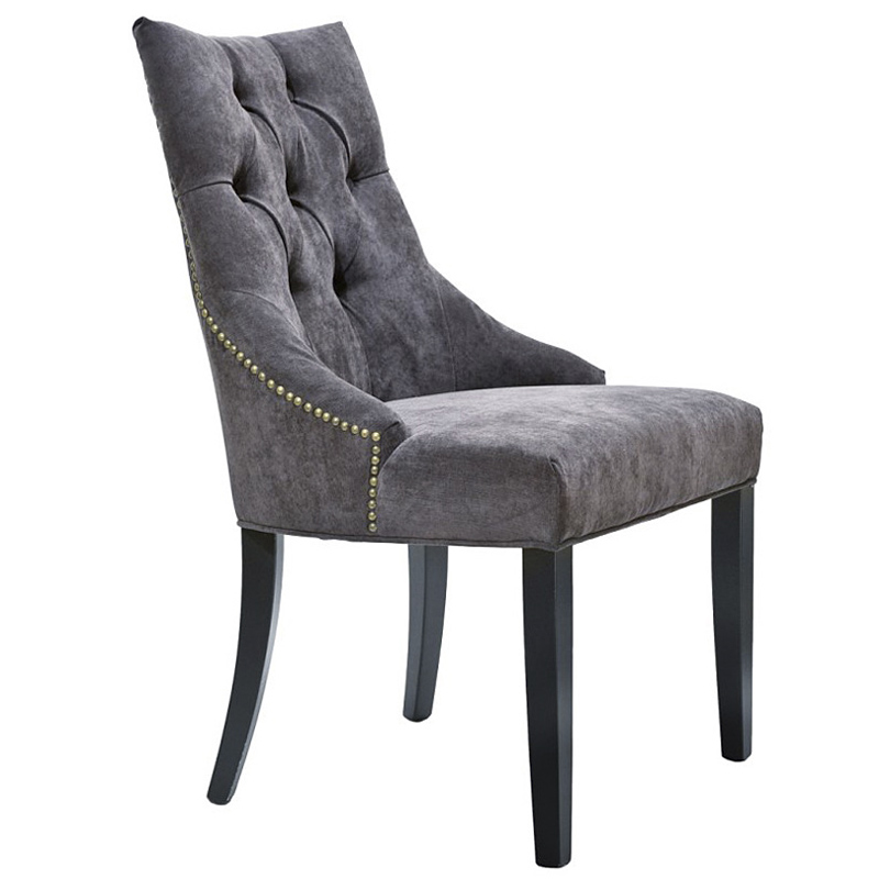 Стул Roper Chair Серый Черный Стул Roper Chair Серый Черный в Костроме | Loft Concept