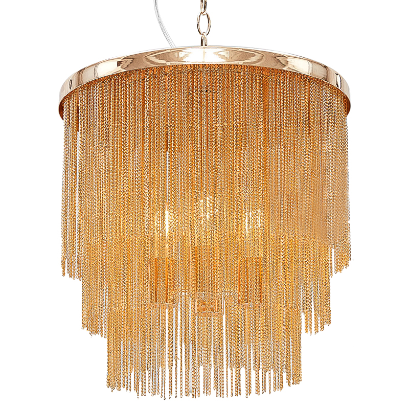 Люстра Atlantis Chain Cascade Bronze Chandelier Бронза Люстра Atlantis Chain Cascade Bronze Chandelier Бронза в Костроме | Loft Concept