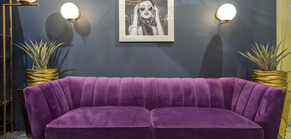 Диван Art Deco Purple Sofa Диван Art Deco Purple Sofa - Loft-Concept в Костроме