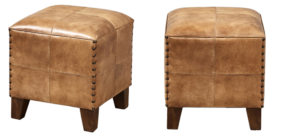 Пуф Leather Cube Puff Пуф Leather Cube Puff - Loft-Concept в Костроме