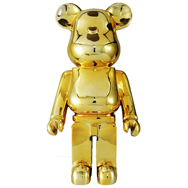 Статуэтка Bearbrick Gold Глянцевое золото Статуэтка Bearbrick Gold Глянцевое золото в Костроме | Loft Concept