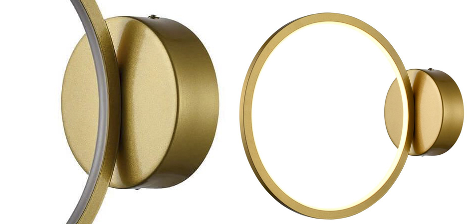 Бра Luminous Ring Gold Bra Бра Luminous Ring Gold Bra - Loft-Concept в Костроме