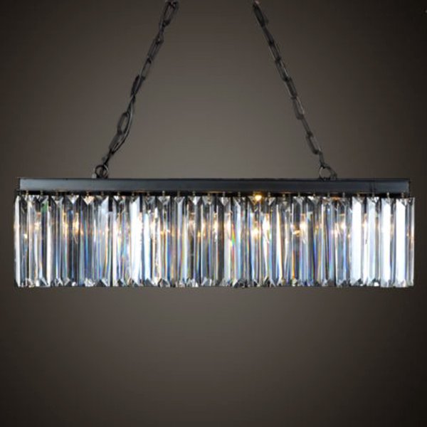 Люстра RH 1920 s ODEON Clear Glass Iron 90 Люстра RH 1920 s ODEON Clear Glass Iron 90 в Костроме | Loft Concept