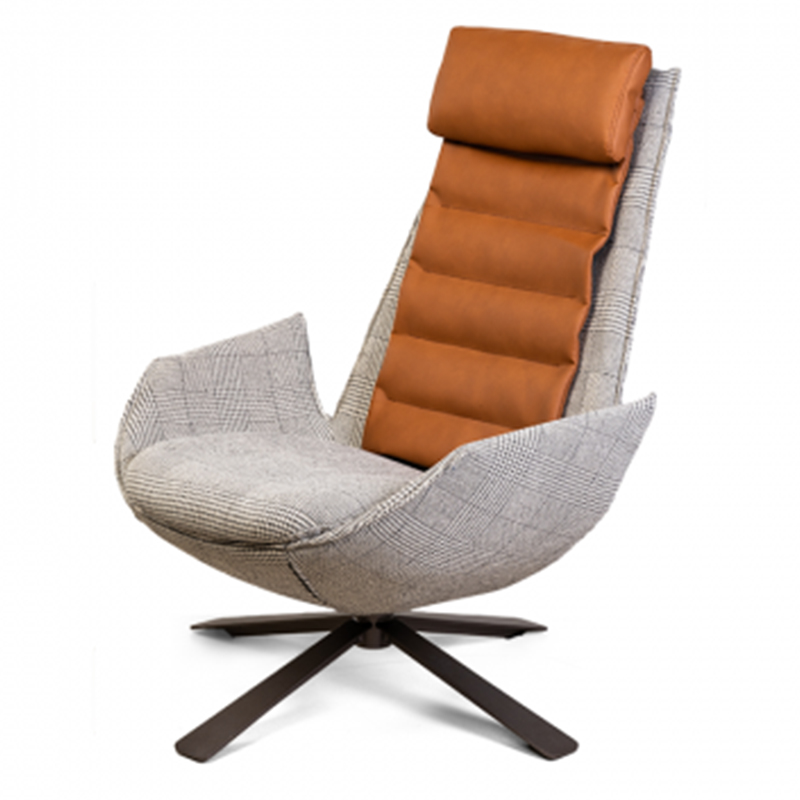 Кресло Karin Chair Светло-серый Оранжевый Кресло Karin Chair Светло-серый Оранжевый в Костроме | Loft Concept