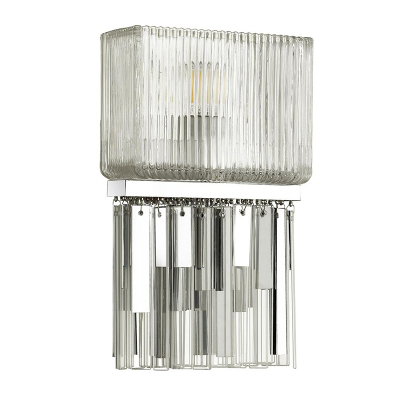Бра Madelen Chrome Wall Lamp Хром Прозрачный (Transparent) Бра Madelen Chrome Wall Lamp Хром Прозрачный (Transparent) в Костроме | Loft Concept