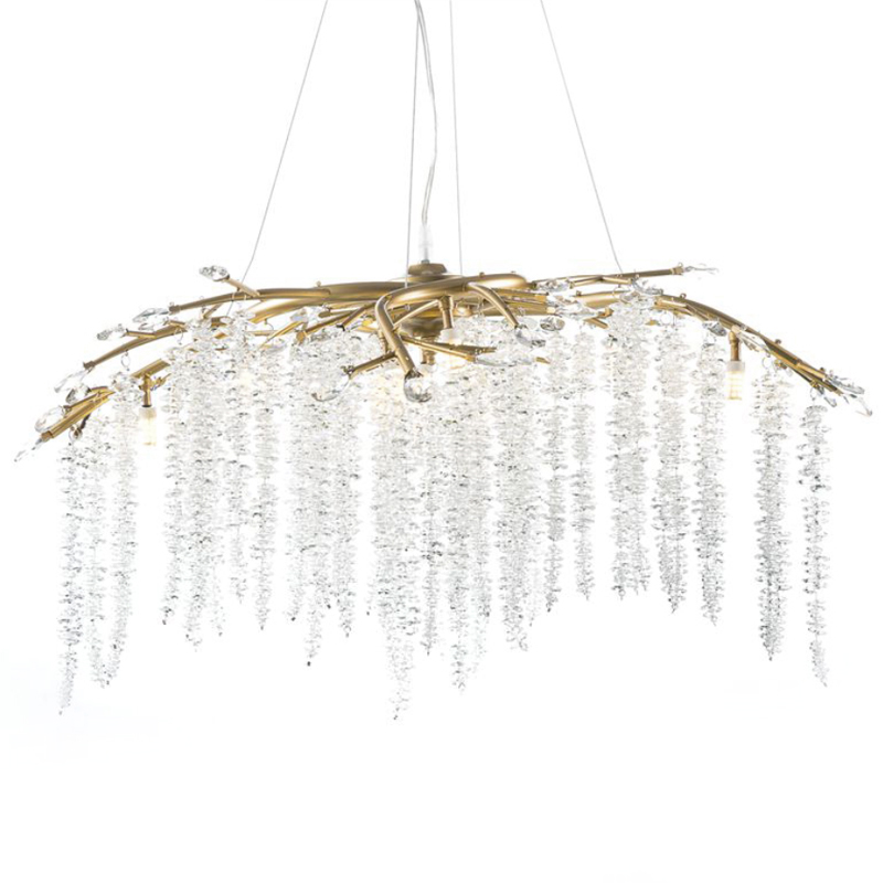 Люстра Orabel Led Chandelier Золотой Прозрачный (Transparent) Люстра Orabel Led Chandelier Золотой Прозрачный (Transparent) в Костроме | Loft Concept