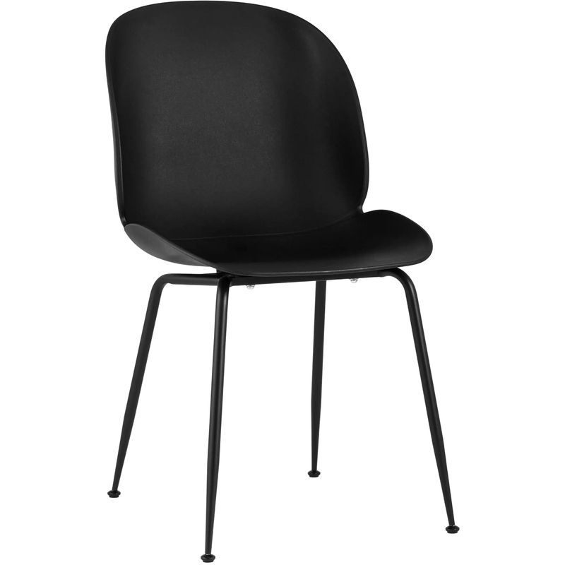 Стул Пластиковый Черный цвет Vendramin Chair Черный Стул Пластиковый Черный цвет Vendramin Chair Черный в Костроме | Loft Concept