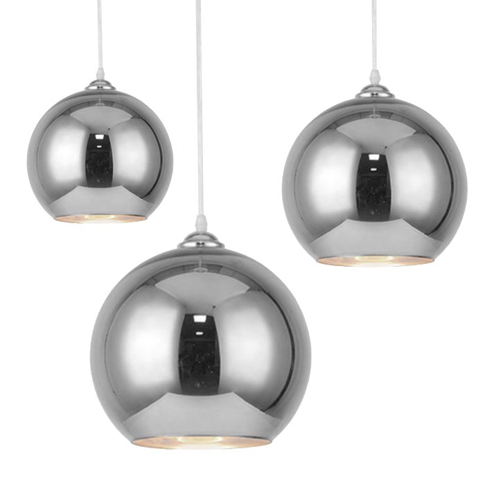 Подвесной светильник SILVER mirror shade modern pendant Хром Подвесной светильник SILVER mirror shade modern pendant Хром в Костроме | Loft Concept