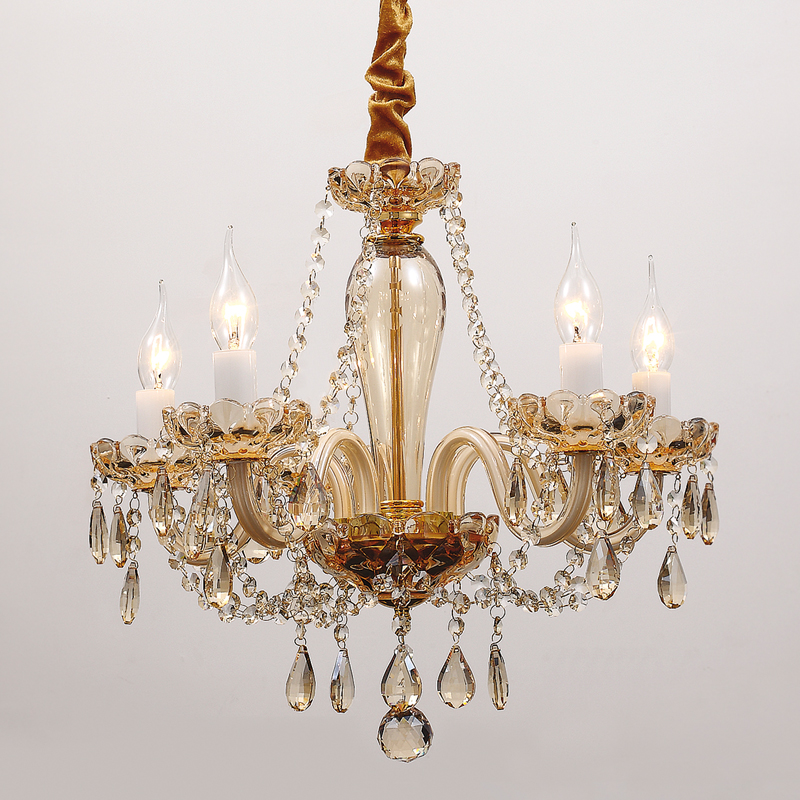 Люстра Marcelon Chandelier 45 Золотой Шампань Глянцевое золото Люстра Marcelon Chandelier 45 Золотой Шампань Глянцевое золото в Костроме | Loft Concept