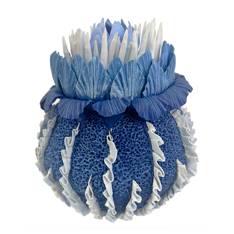 Статуэтка тропический фрукт Pandora Tropical Blue and White Fruit  Синий Белый в Костроме | Loft Concept 
