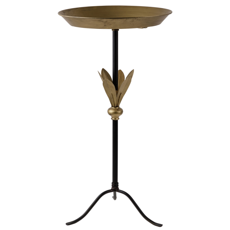 Приставной стол Leaves Side Table Золотой Черный Приставной стол Leaves Side Table Золотой Черный в Костроме | Loft Concept