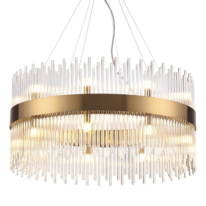 Люстра Nembus Lynn Chandelier Бронза Прозрачный Люстра Nembus Lynn Chandelier Бронза Прозрачный в Костроме | Loft Concept