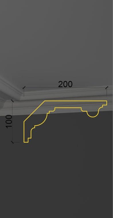 Гладкий карниз KT-20 Гладкий карниз KT-20 в Костроме
