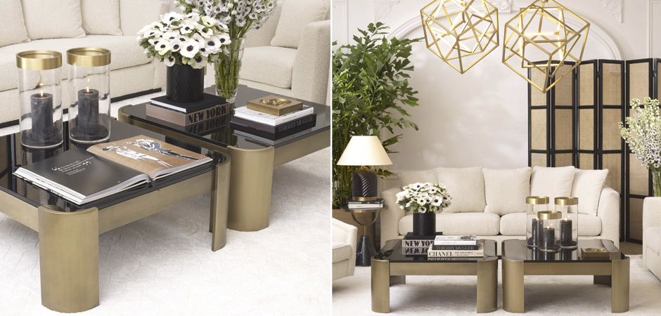 Кофейный стол Eichholtz Coffee Table Courrier Кофейный стол Eichholtz Coffee Table Courrier - Loft-Concept в Костроме