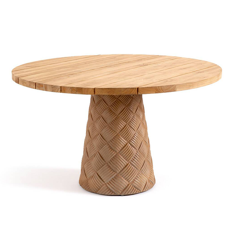 Стол Rumeu Round Table Бежевый Стол Rumeu Round Table Бежевый в Костроме | Loft Concept