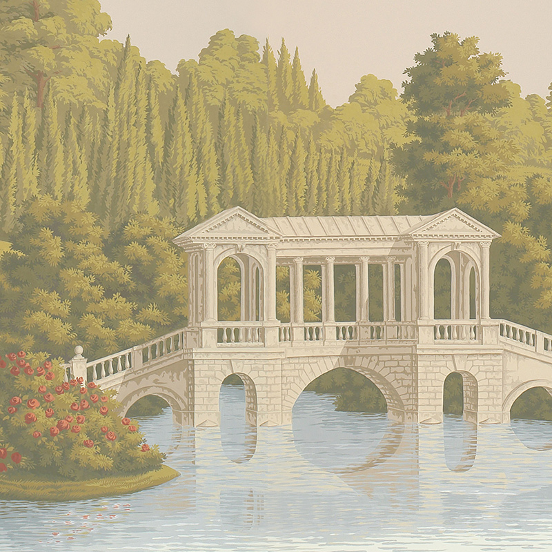 Обои ручная роспись English Landscape Special Colourway on scenic paper 2 Обои ручная роспись English Landscape Special Colourway on scenic paper 2 в Костроме | Loft Concept