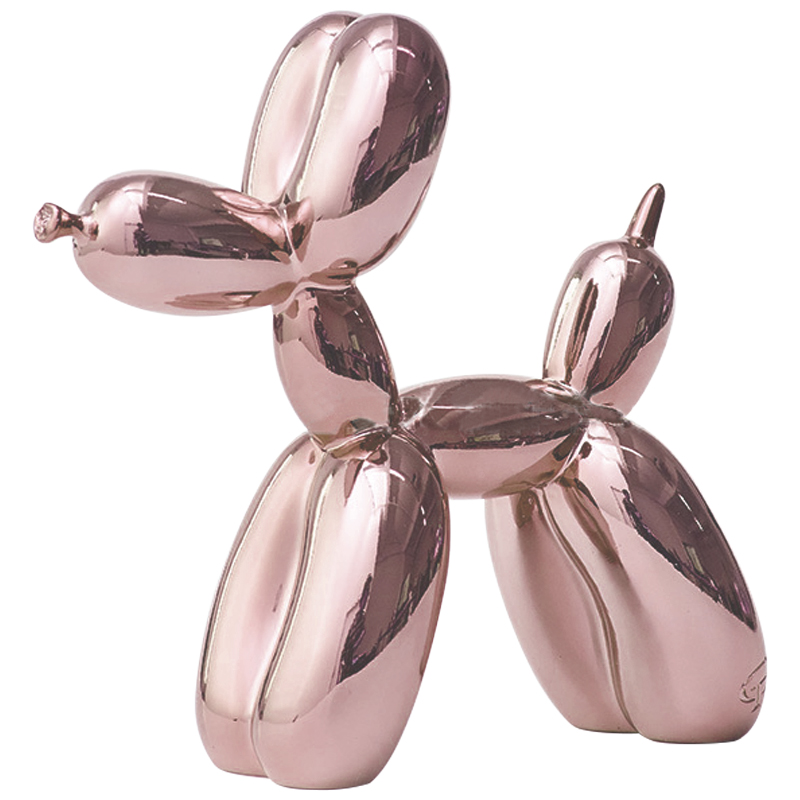 Статуэтка Jeff Koons Balloon Dog Chrome Pink Розовое золото Статуэтка Jeff Koons Balloon Dog Chrome Pink Розовое золото в Костроме | Loft Concept