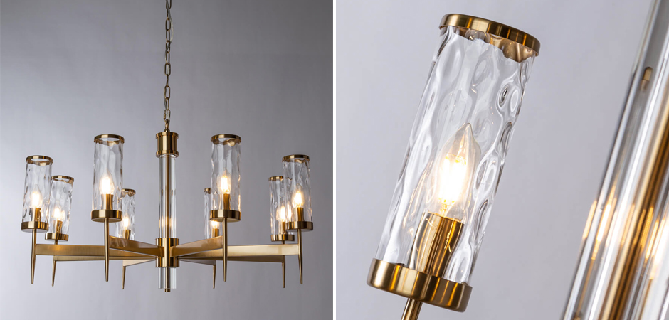 Люстра Brass Wheel в Американском стиле Люстра Brass Wheel в Американском стиле - Loft-Concept в Костроме