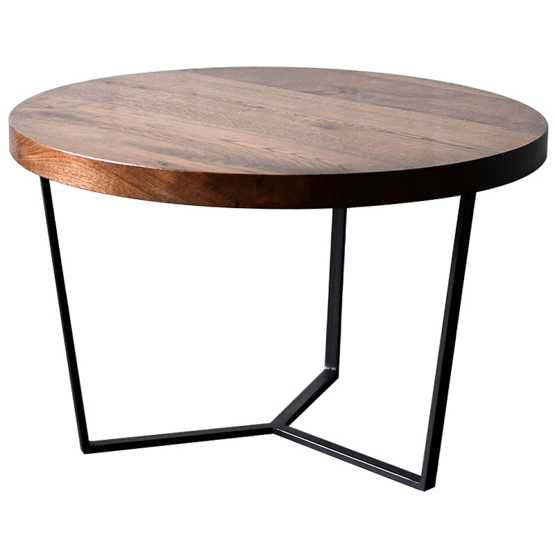 Кофейный стол Trey Industrial Metal Rust Coffee Table Черный Коричневый Кофейный стол Trey Industrial Metal Rust Coffee Table Черный Коричневый в Костроме | Loft Concept