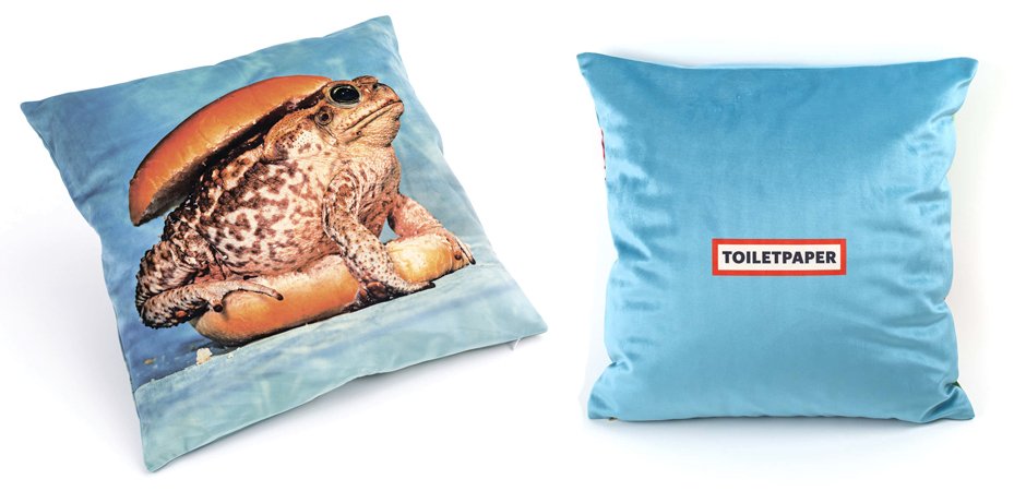Подушка Seletti Cushion Toad Toiletpaper Подушка Seletti Cushion Toad Toiletpaper - Loft-Concept в Костроме