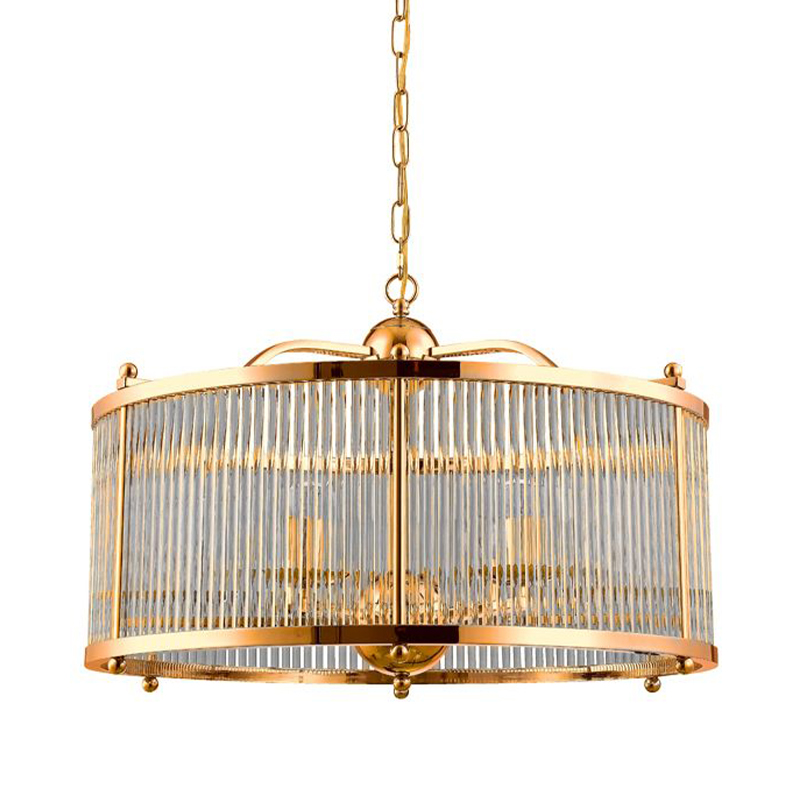 Люстра Gorden Gold Chandelier Золотой Прозрачное Стекло Люстра Gorden Gold Chandelier Золотой Прозрачное Стекло в Костроме | Loft Concept