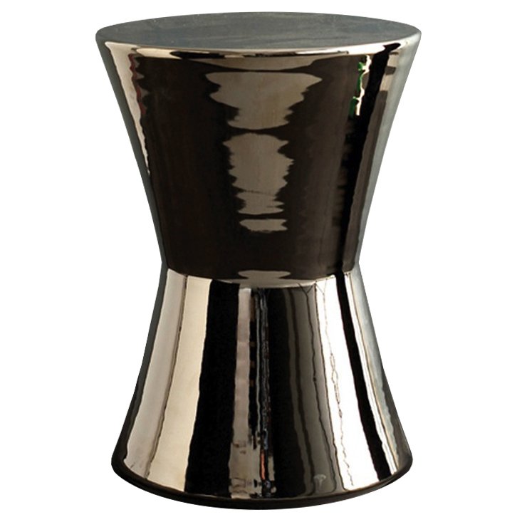 Керамический табурет Silvered Stool - Cone Серебряный Керамический табурет Silvered Stool - Cone Серебряный в Костроме | Loft Concept