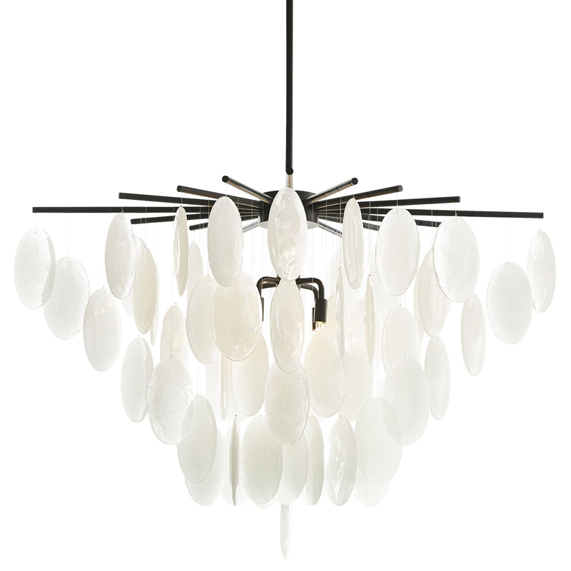 Люстра Arteriors TIFFANY CHANDELIER Черный Прозрачный в Костроме | Loft Concept 