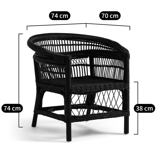 Кресло из ротанга Amadis Rattan Armchair Кресло из ротанга Amadis Rattan Armchair в Костроме