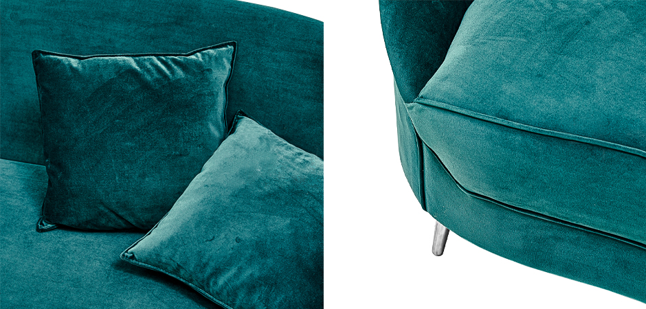 Диван Paulet Sofa Изумрудный велюр Диван Paulet Sofa Изумрудный велюр - Loft-Concept в Костроме