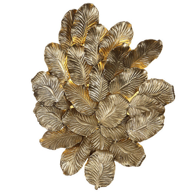 Бра Golden Leaves Bra Золотой в Костроме | Loft Concept 